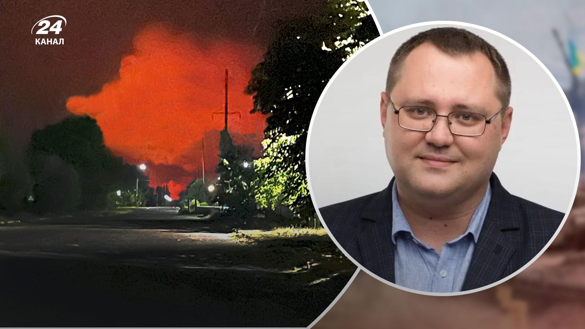 ВСУ уничтожили склад оружия в оккупированном Скадовске ВСУ уничтожили склад оружия в оккупированном Скадовске