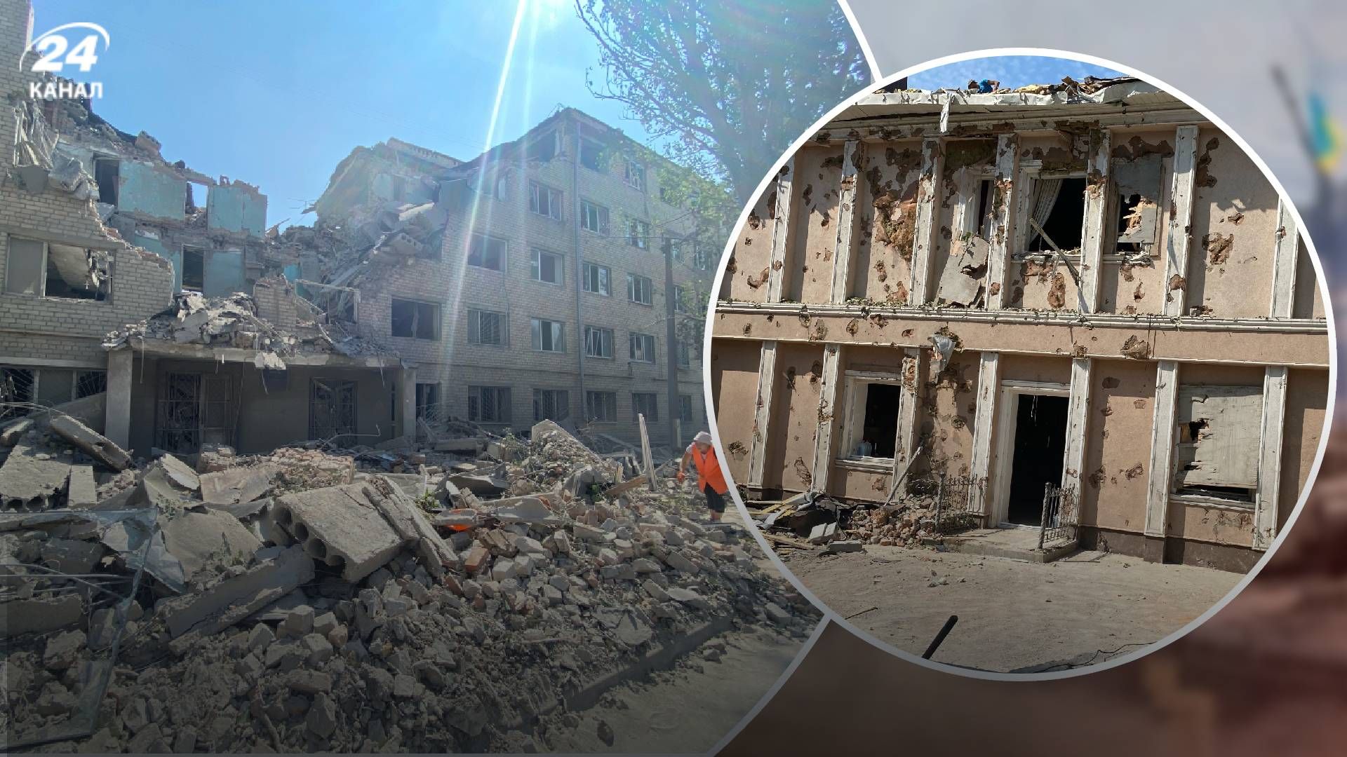 Общежитие вуза разрушено полностью  кадры ужасных последствий "прилетов" в Николаеве - 24 Канал