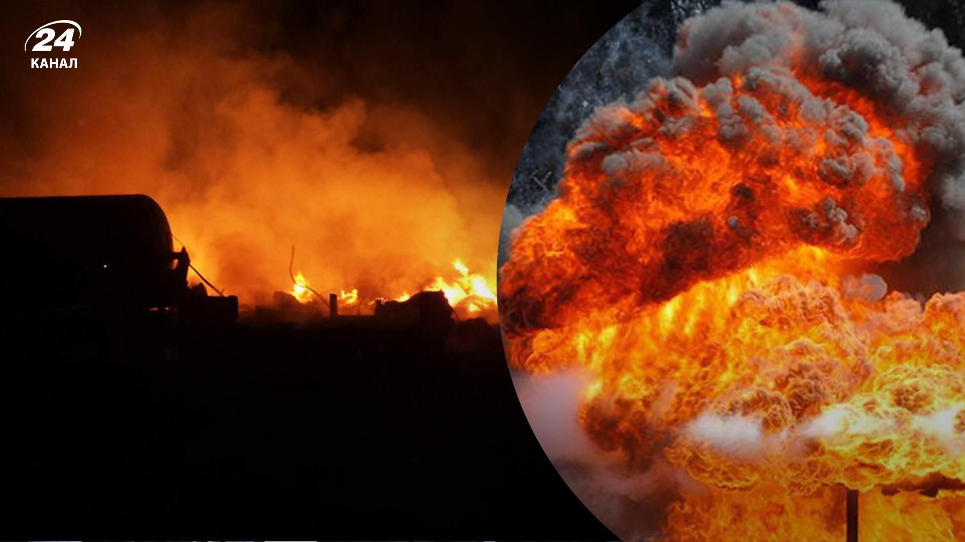 оккупанты взорвали собственный поезд на железнодорожной станции Каланчак - 24 Канал оккупанты взорвали собственный поезд на железнодорожной станции Каланчак - 24 Канал