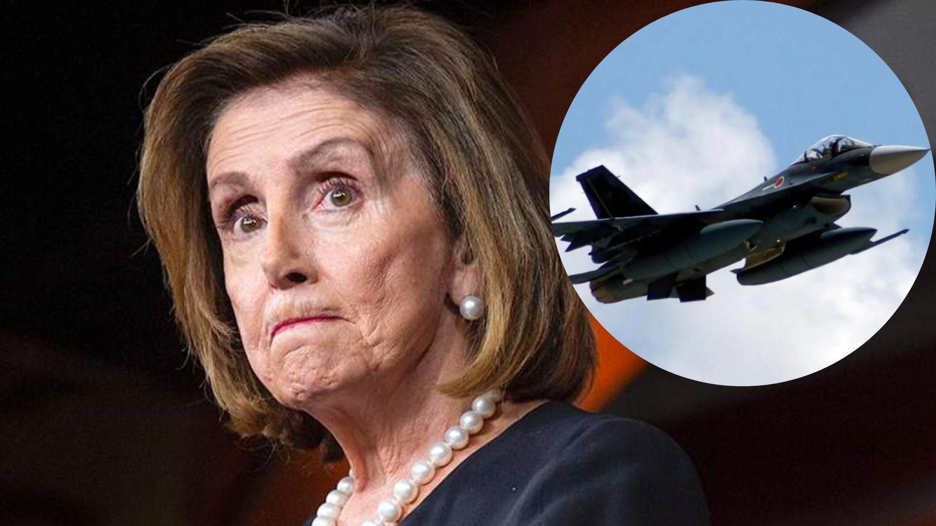 Пелосі будуть супроводжувати винищувачі Пелосі будуть супроводжувати винищувачі