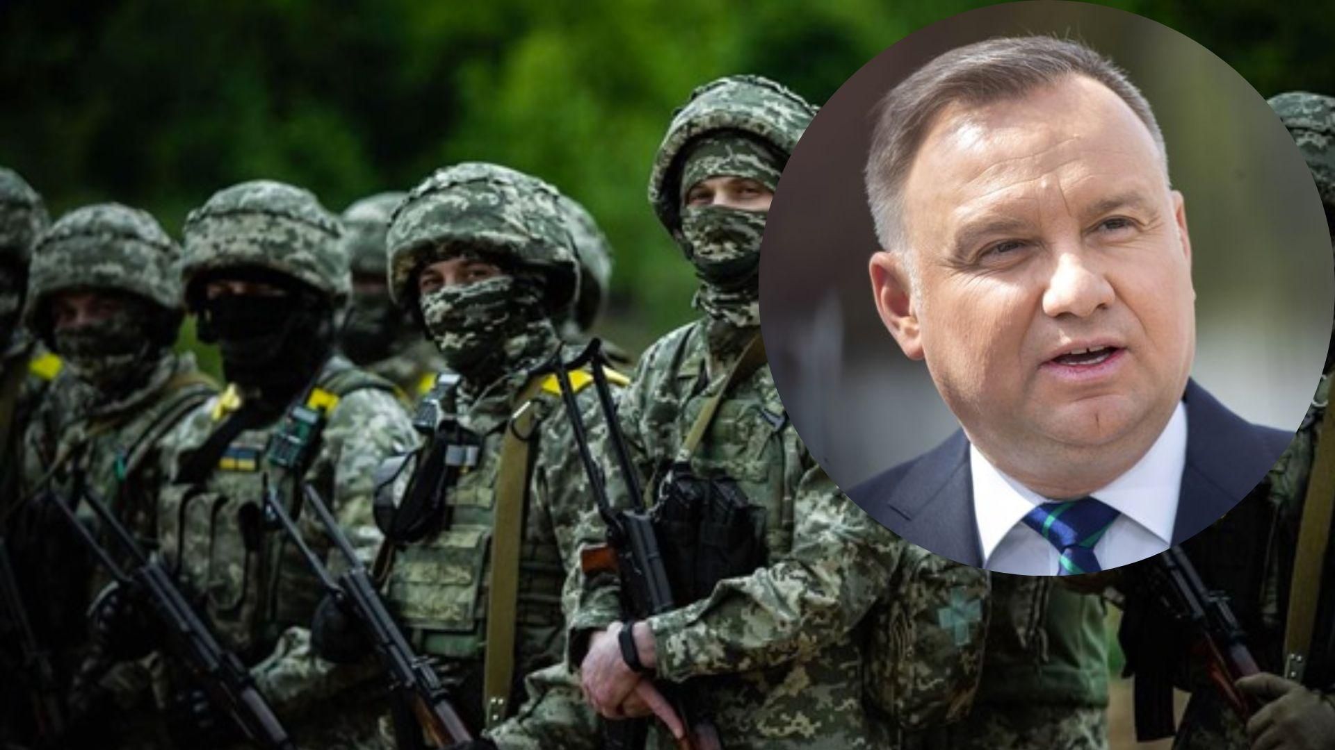 Дуда вдячний ЗСУ за зупинку російських окупантів Дуда вдячний ЗСУ за зупинку російських окупантів