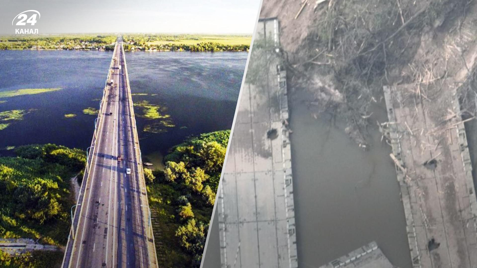 Окупанти будують тимчасові переправи Окупанти будують тимчасові переправи