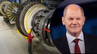 Шольц назвал условие передачи газовой турбины россии