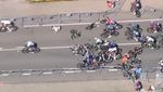 В Іспанії на велосипедній багатоденці сталося масове зіткнення: відео моторошного падіння