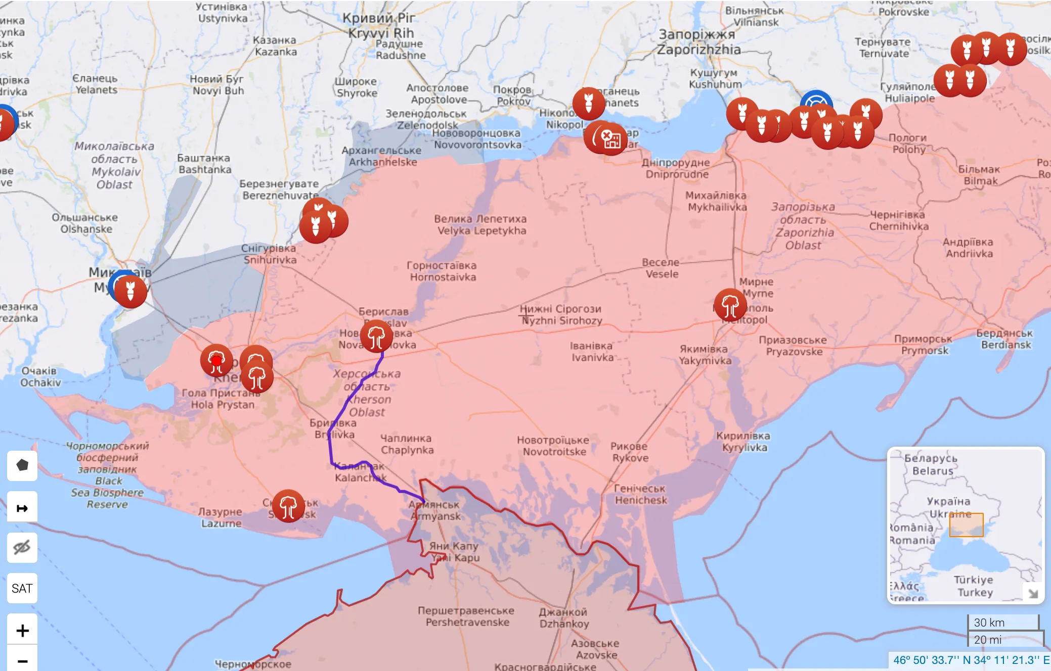 Що відбувається у південних регіонах Що відбувається у південних регіонах