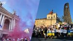 Рідні захисників "Азовсталі" провели мовчазну акцію в центрі Львова: потужні фото і відео