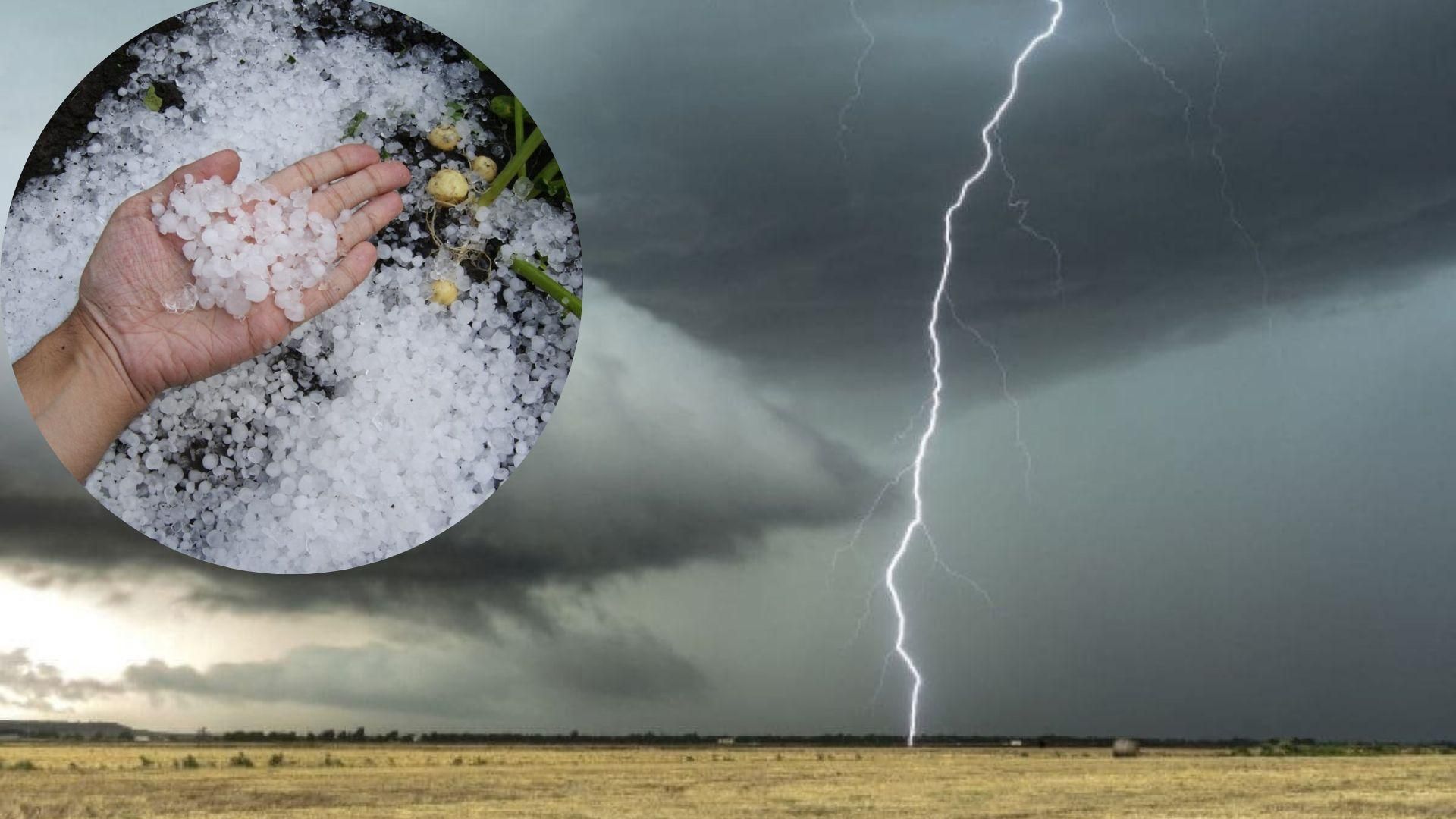 Украинцев предупредили о грозах и граде Украинцев предупредили о грозах и граде