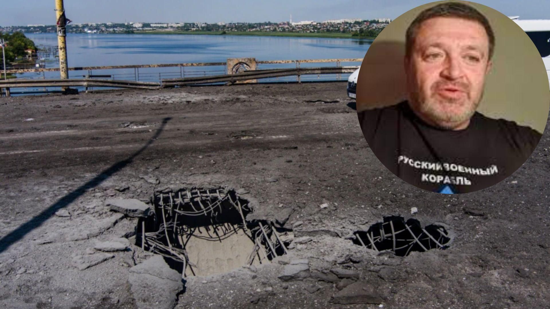 Братчук радить окупантам стрибнути з Антонівського мосту Братчук радить окупантам стрибнути з Антонівського мосту