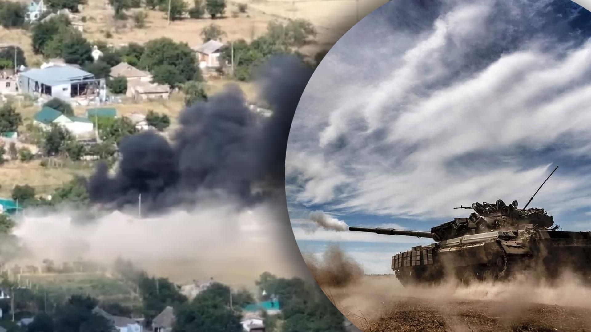 Потери врага - украинские танкисты уничтожили боекомплект и БМП кафиров - 24 Канал