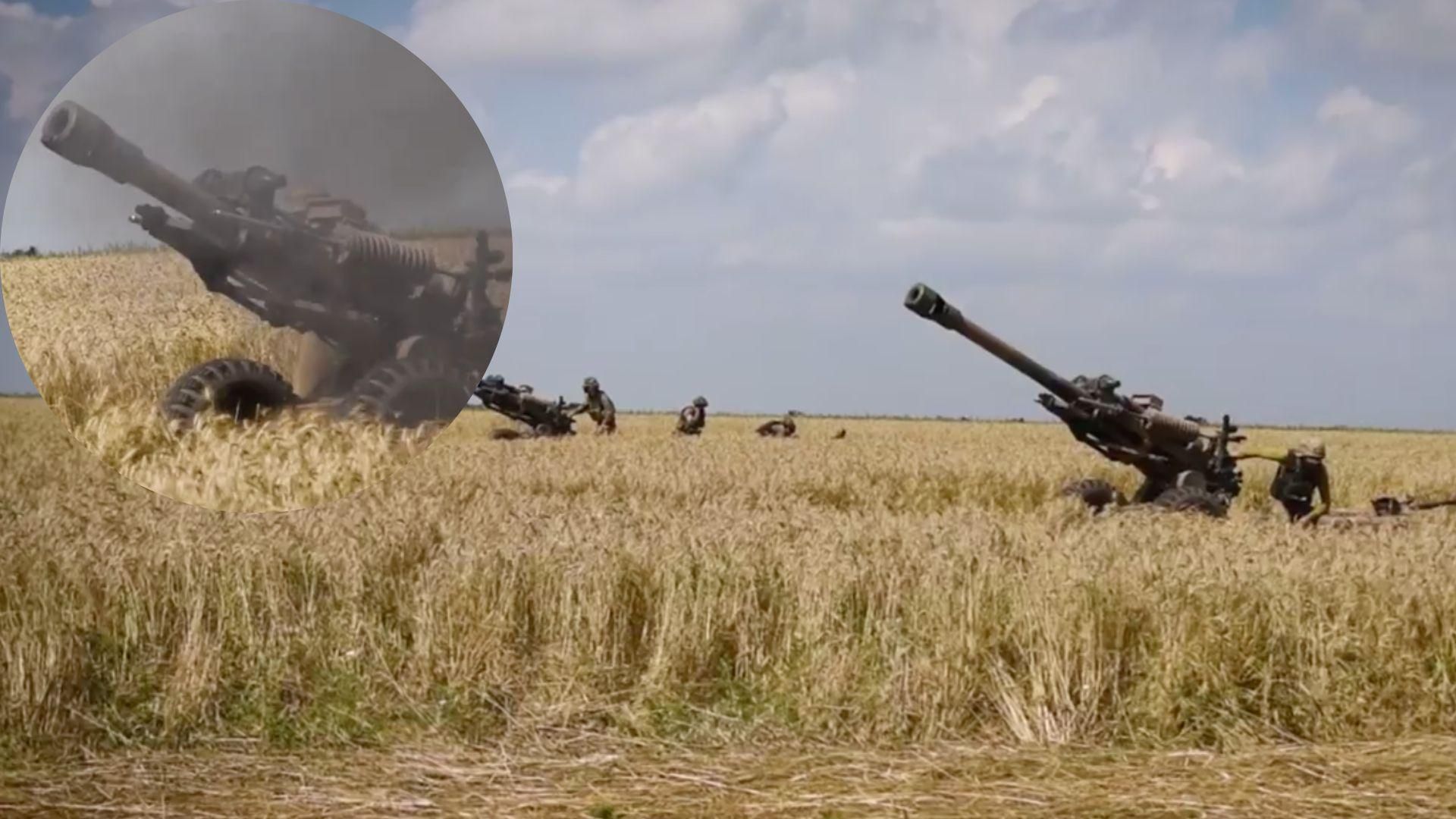 Гаубицы L119 уничтожают врага на Херсонщине Гаубицы L119 уничтожают врага на Херсонщине