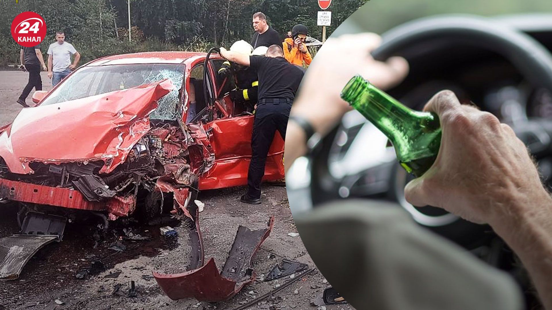 ДТП на Львівщині – п'яний водій на іномарці влаштував аварію - 24 Канал ДТП на Львівщині – п'яний водій на іномарці влаштував аварію - 24 Канал
