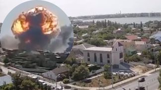 "Хлопок" в Новофедоровке: оккупанты объявили эвакуацию и придумывают, что "сдетонировали боеприпасы"