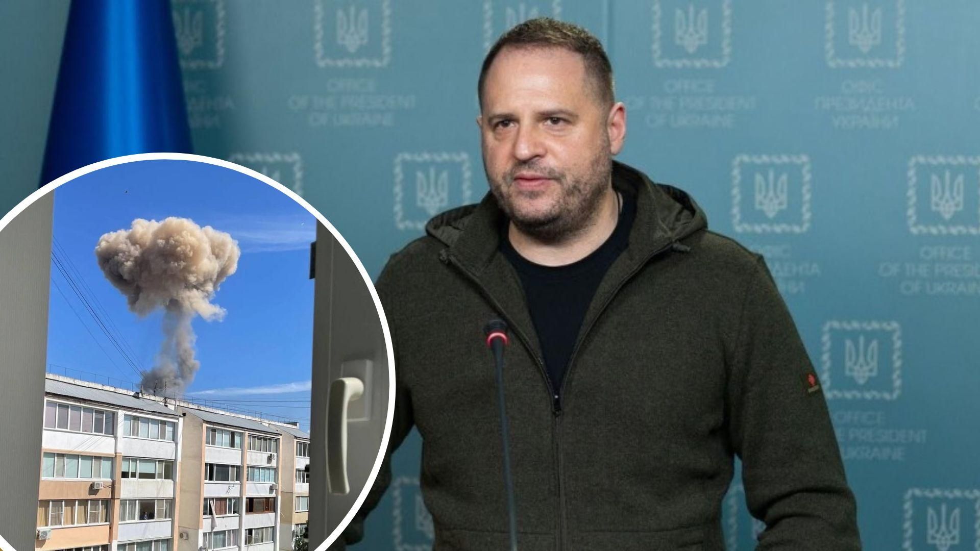 В Офісі Президента відреагували на вибухи у Криму сьогодні В Офісі Президента відреагували на вибухи у Криму сьогодні