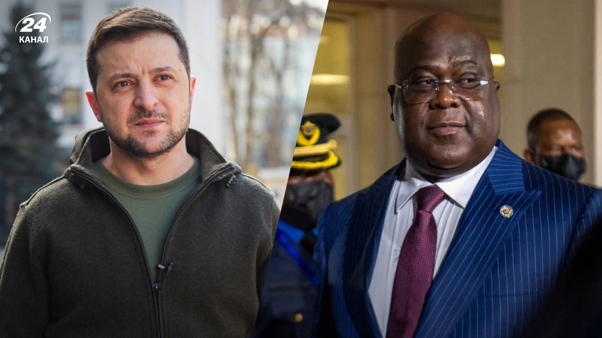 Зеленский провел переговоры с президентом ДР Конго Чисекеди Зеленский провел переговоры с президентом ДР Конго Чисекеди