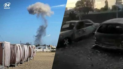 Від парковки до авіабази 400 метрів: відео зі спаленими авто після "бавовни" в Новофедорівці