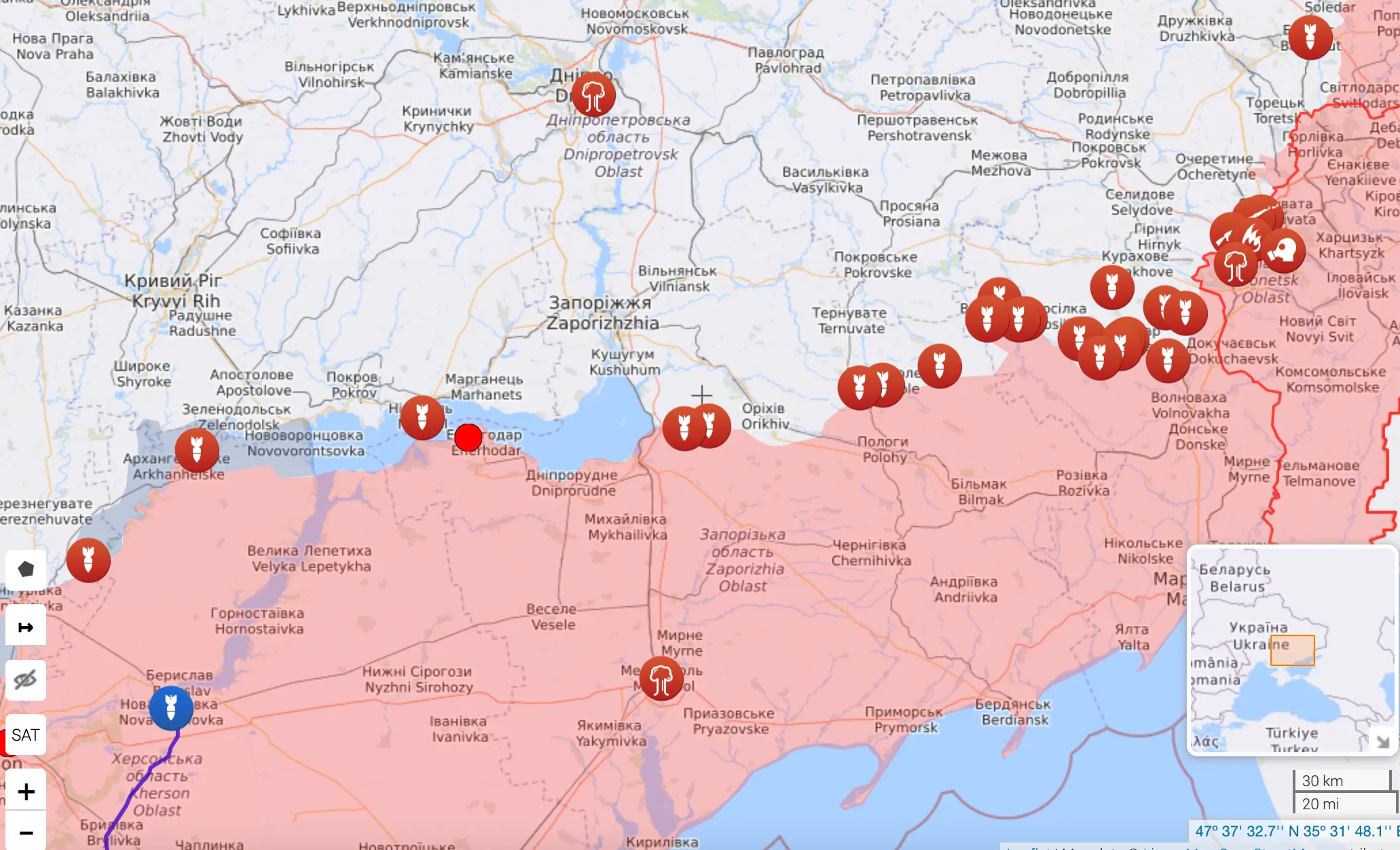 Ситуація на Сході України Ситуація на Сході України