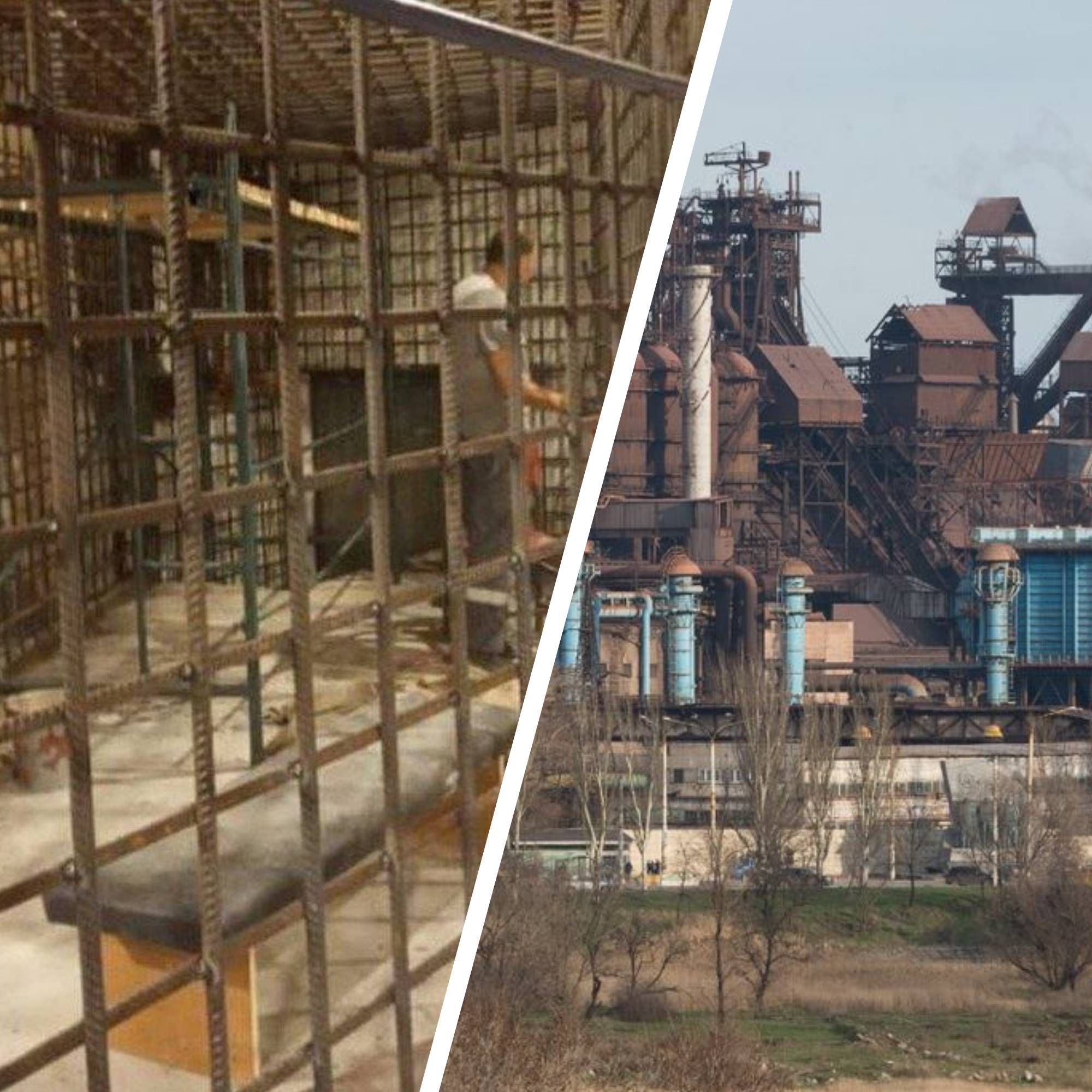 Трибунал азовцев в Мариуполе: оккупанты показали "клетки" для защитников "Азовстали" Трибунал азовцев в Мариуполе: оккупанты показали "клетки" для защитников "Азовстали"