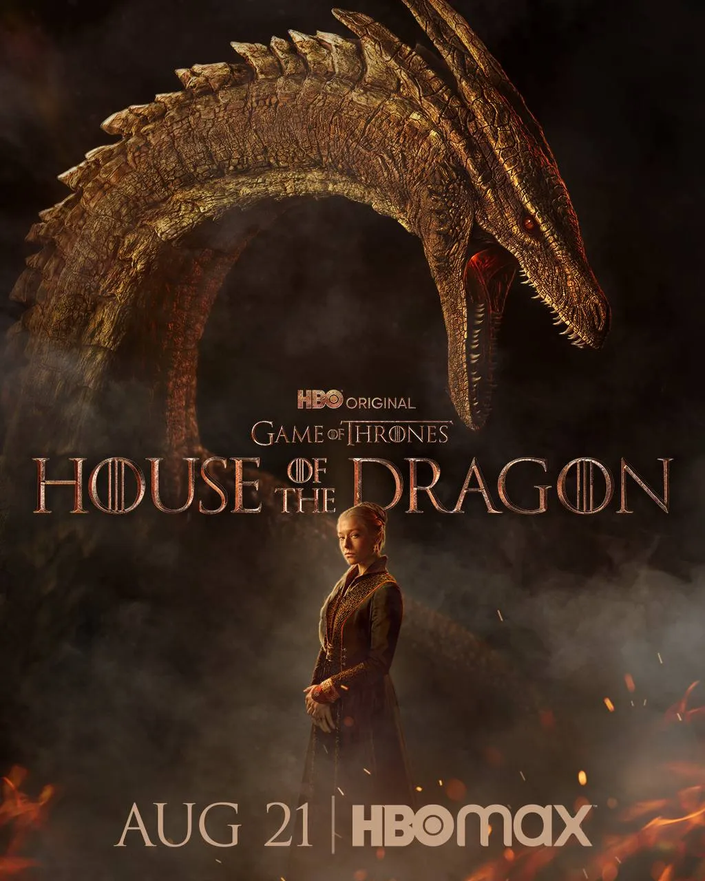 Дім дракона постер