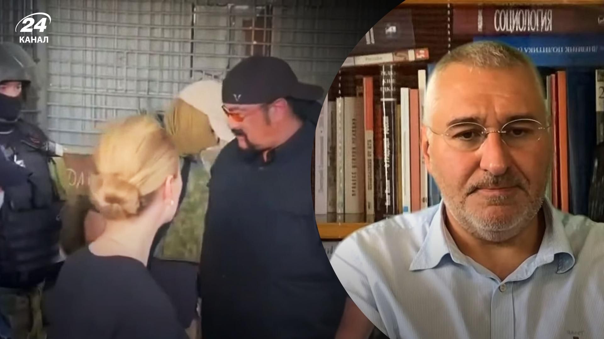 Фейгин о "шоу" кафиров с Сигалом в Оленивке Фейгин о "шоу" кафиров с Сигалом в Оленивке