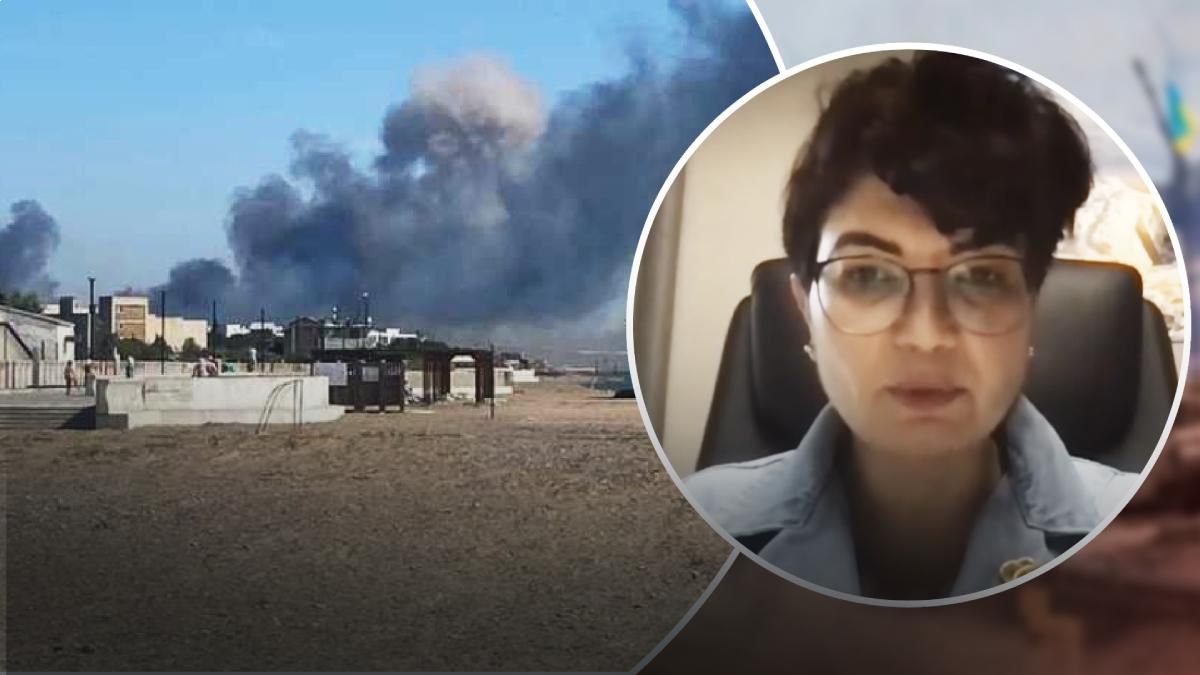 Ташева про реакцію кримчан на вибухи біля Новофедорівки Ташева про реакцію кримчан на вибухи біля Новофедорівки