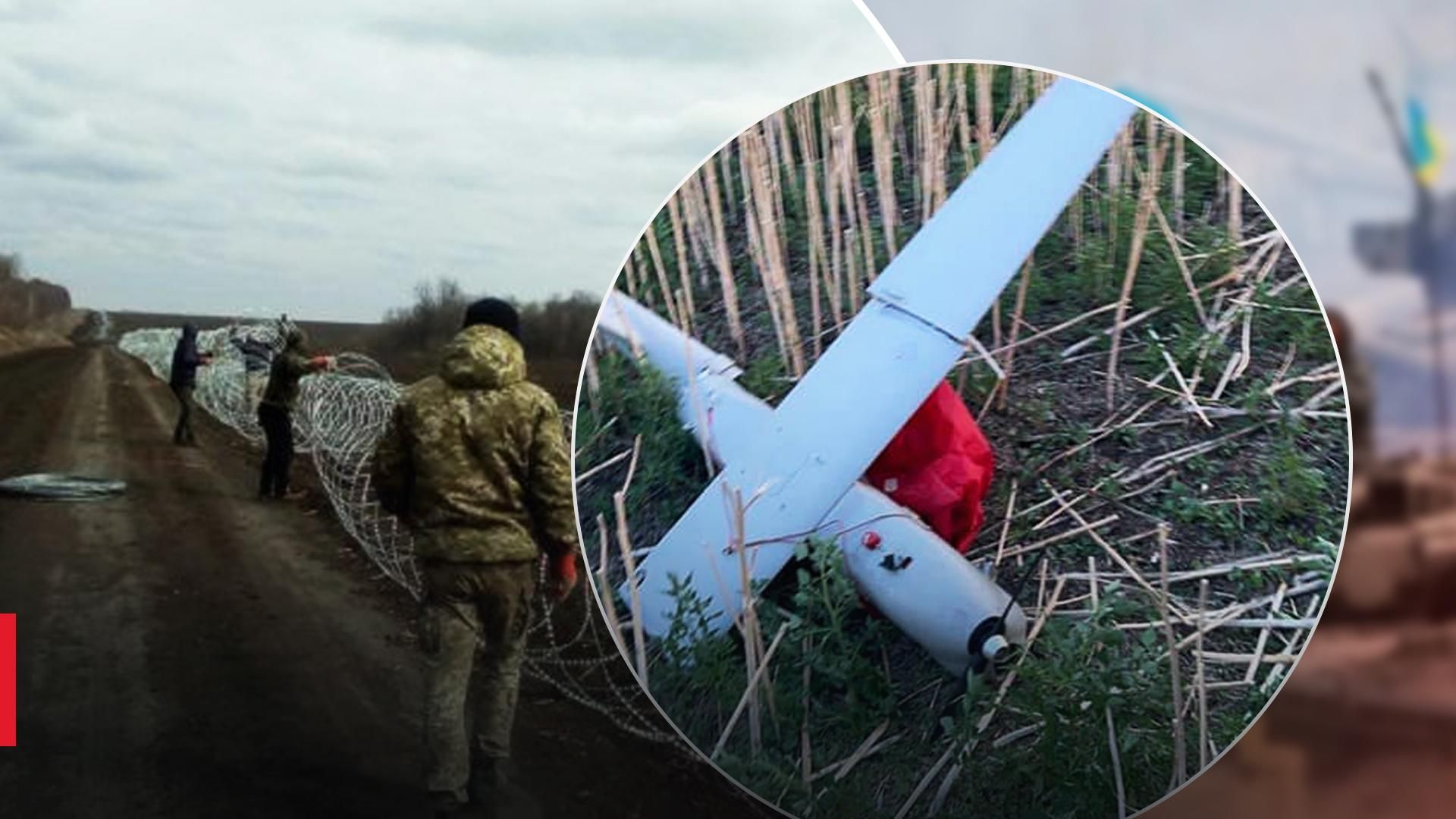 окупанти з безпілотників розвідують обстановку на кордоні окупанти з безпілотників розвідують обстановку на кордоні