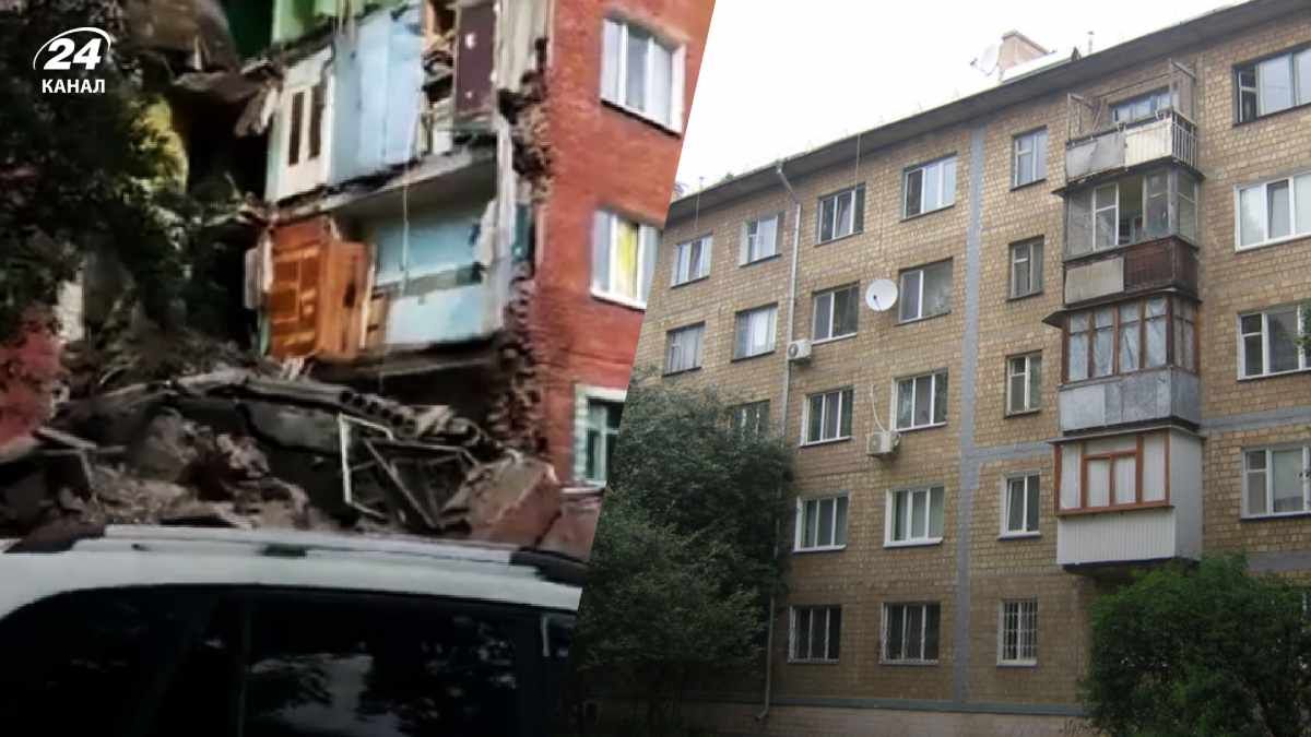 В Омську обвалилась стіна багатоповерівки В Омську обвалилась стіна багатоповерівки