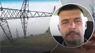 Ніхто не знає, що трапилося, – херсонський активіст про падіння лінії електропередач