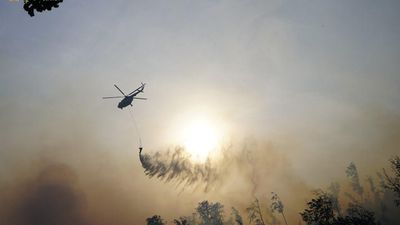 Масштабный лесной пожар на Закарпатье: с огнем борются уже более 2 сотен спасателей
