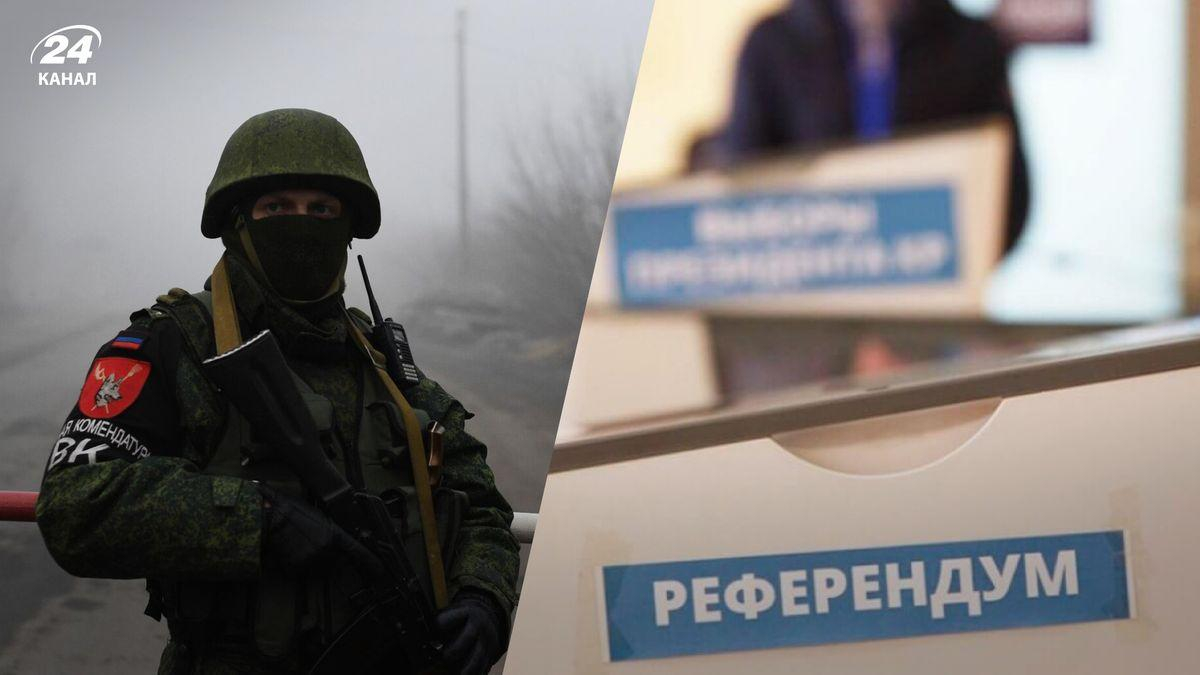 росіяни зливають проведення псевдореферендумів на окупованих територіях