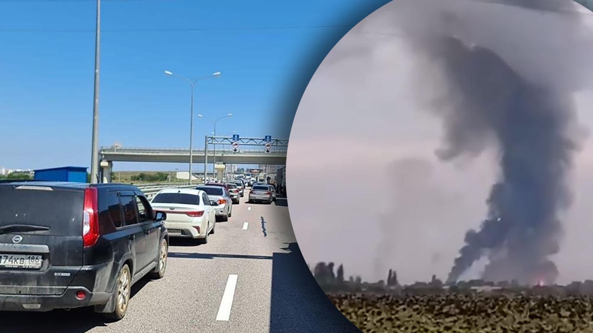 Після вибухів у Джанкої на виїзді з Криму утворилися величезні черги - карта - 24 Канал Після вибухів у Джанкої на виїзді з Криму утворилися величезні черги - карта - 24 Канал