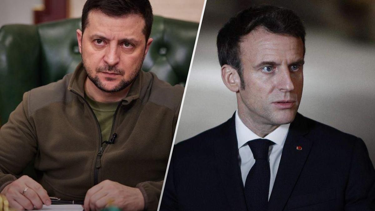 Зеленский поговорил с Макроном о ядерном терроризме россии Зеленский поговорил с Макроном о ядерном терроризме россии