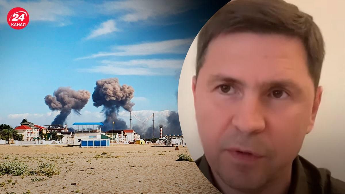 Россияне бегут из Крыма - Подоляк отреагировал - 24 Канал Россияне бегут из Крыма - Подоляк отреагировал - 24 Канал