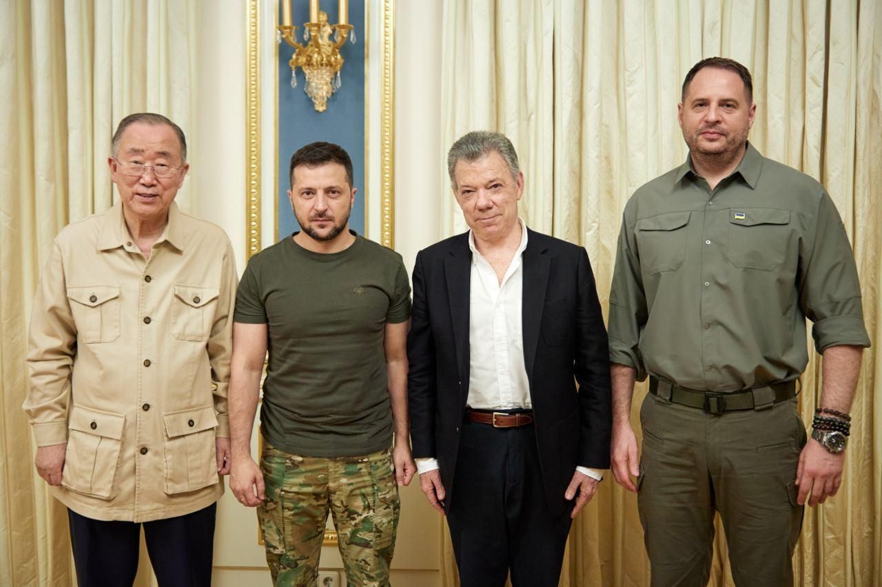 Бывший генсек ООН встретился с Зеленским Бывший генсек ООН встретился с Зеленским