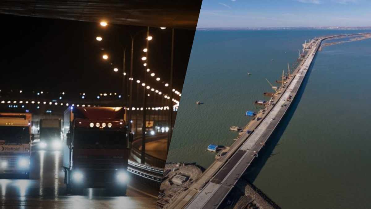 Закрили Кримський міст 16 серпня 2022 - окупанти тікають з Криму - 24 Канал