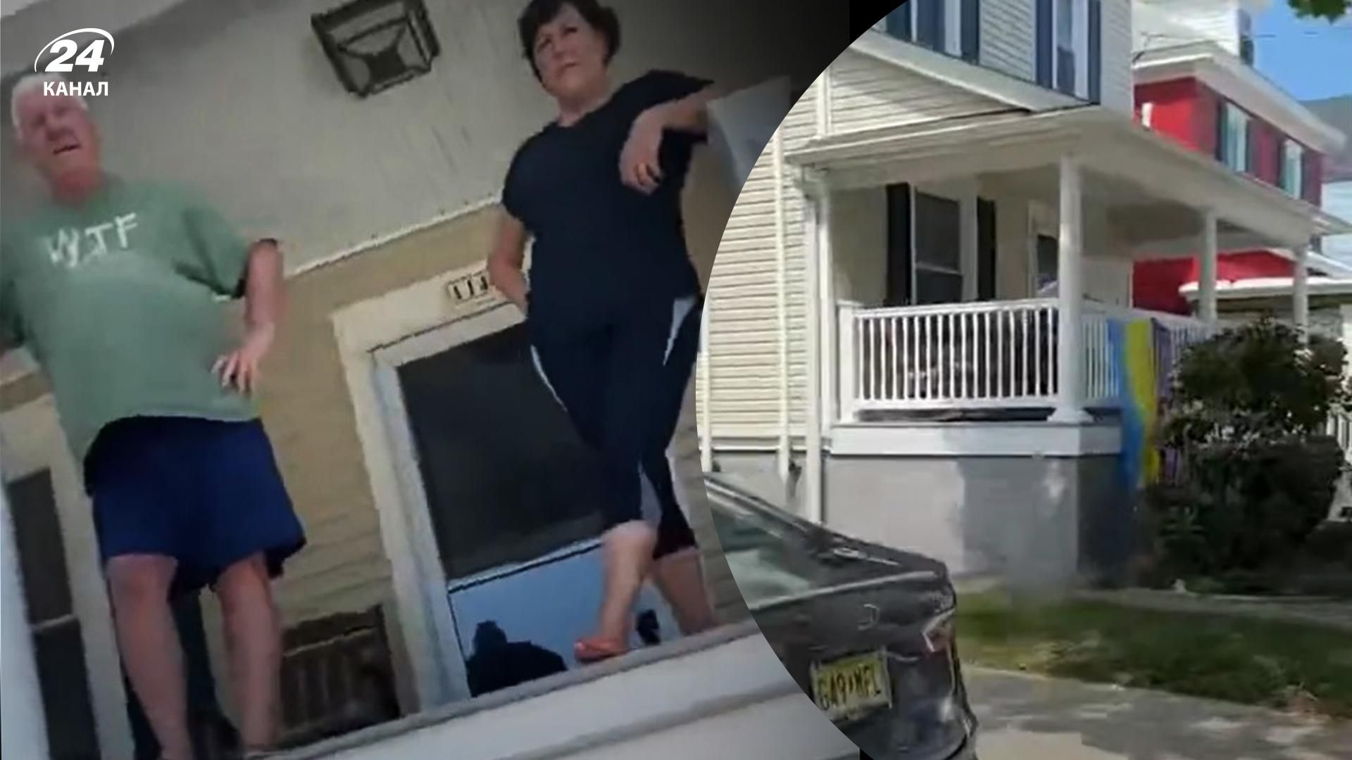 Украинец увидел сине-желтое знамя на доме американца и отблагодарил Украинец увидел сине-желтое знамя на доме американца и отблагодарил