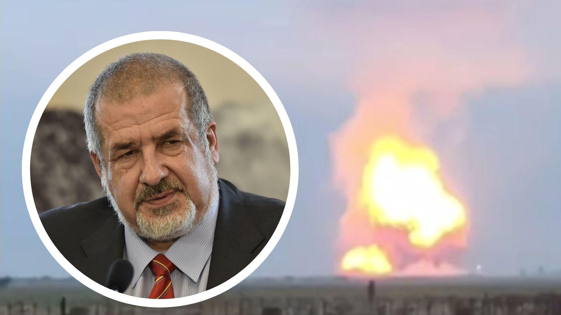 Чубаров о взрывах в Джанкое Чубаров о взрывах в Джанкое