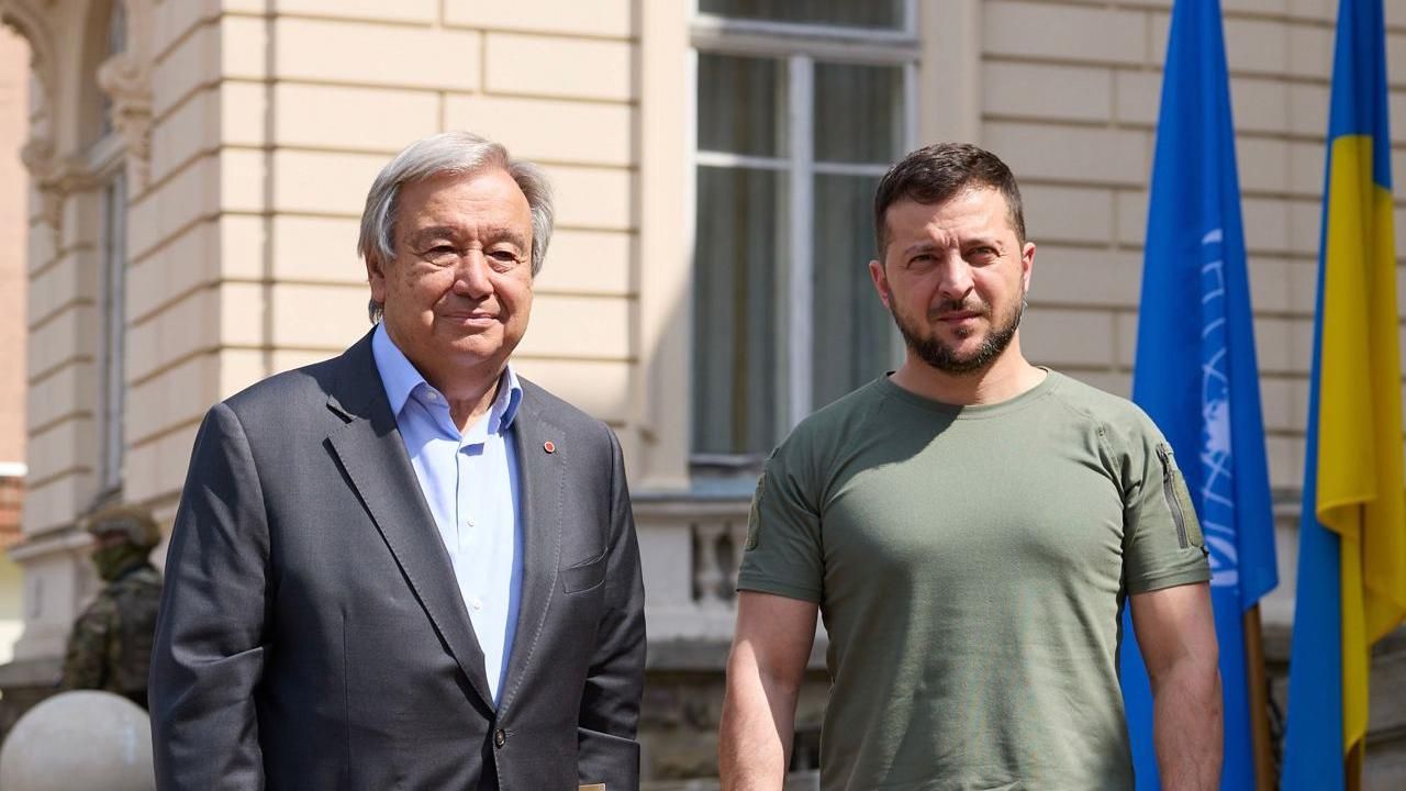 Зеленський 18 серпня у Львові зустрівся з генсеком ООН Гутеррешем- 24 Канал Зеленський 18 серпня у Львові зустрівся з генсеком ООН Гутеррешем- 24 Канал