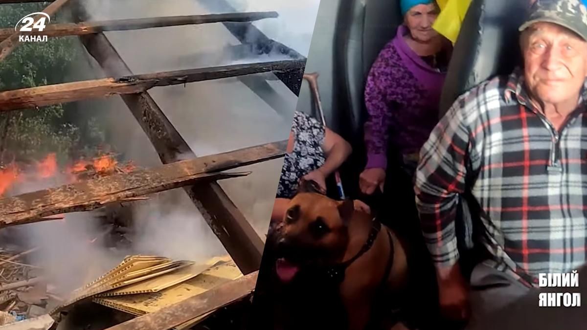 Як екіпаж евакуюють жителів Красногорівки Як екіпаж евакуюють жителів Красногорівки