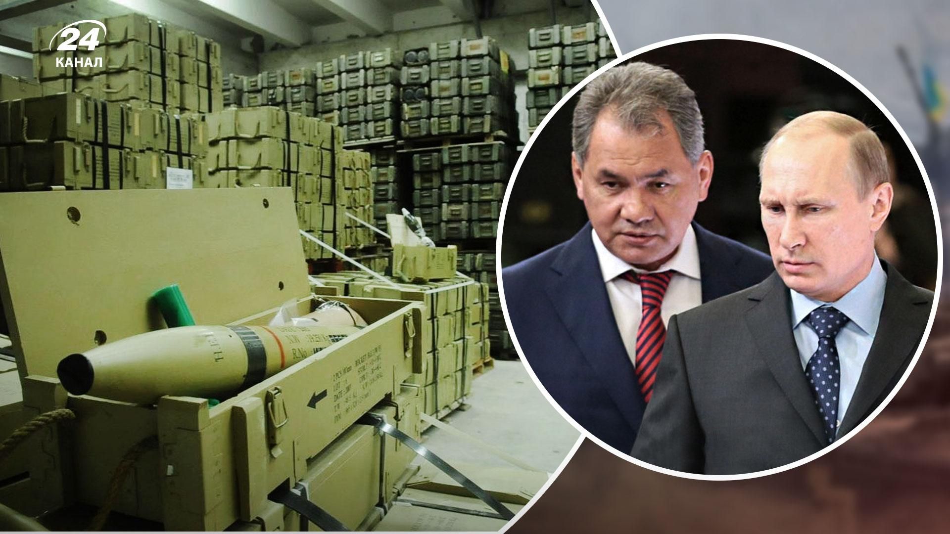 У росії закінчуються боєприпаси У росії закінчуються боєприпаси