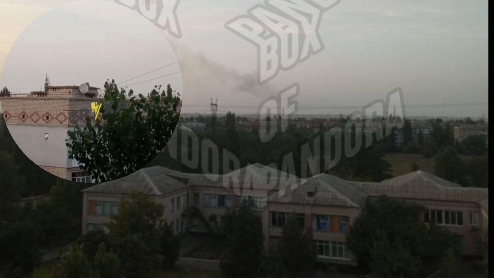 У Новій Каховці лунають вибухи У Новій Каховці лунають вибухи