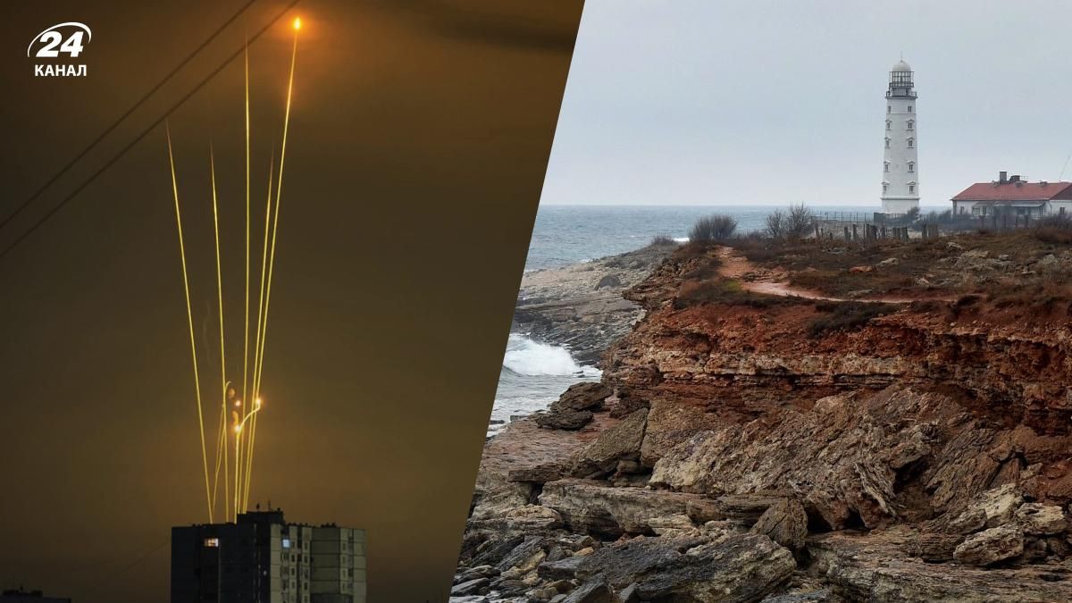 Біля мису Херсонес спрацювала ППО Біля мису Херсонес спрацювала ППО