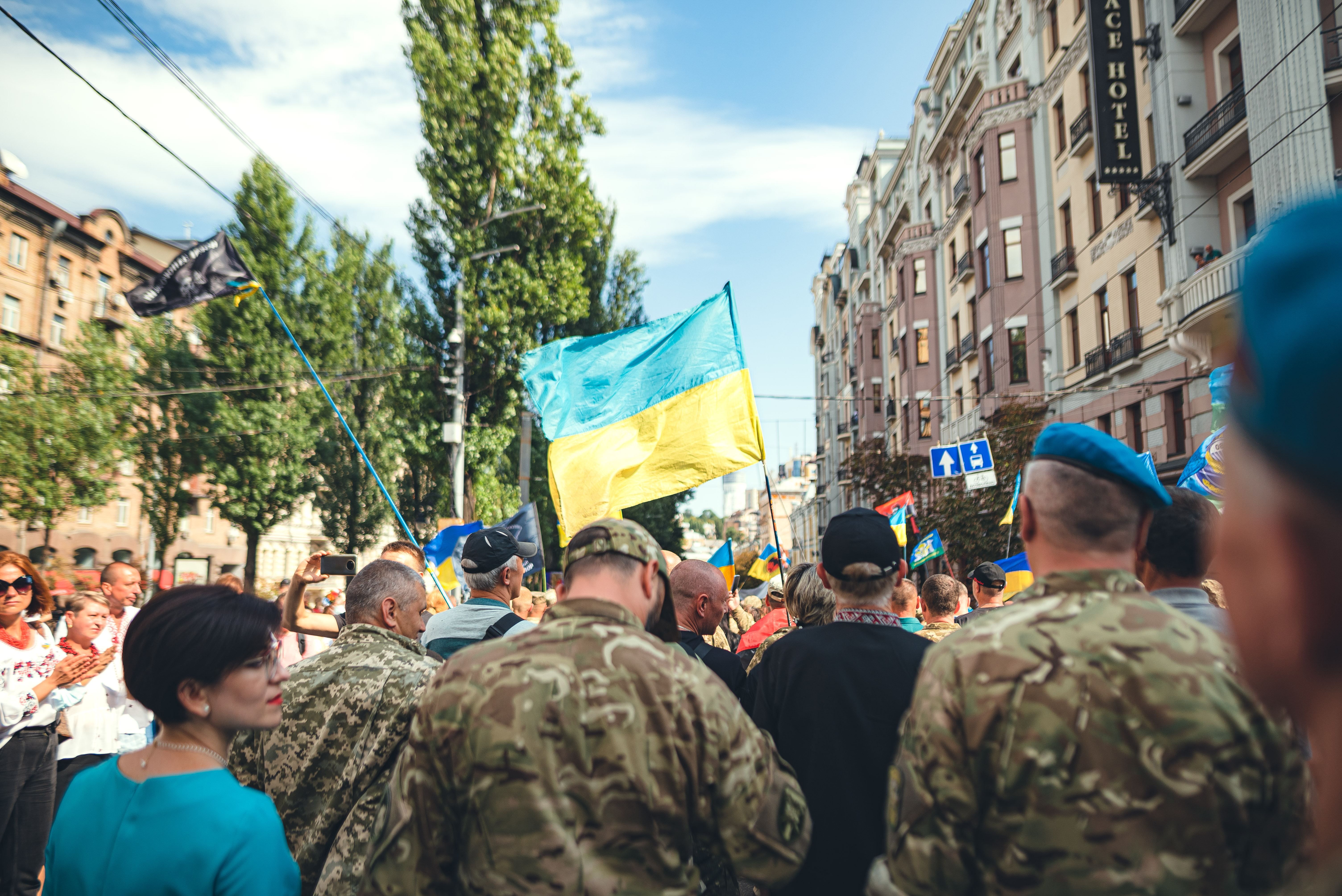 День прапора України - військові та чиновники привітали українців