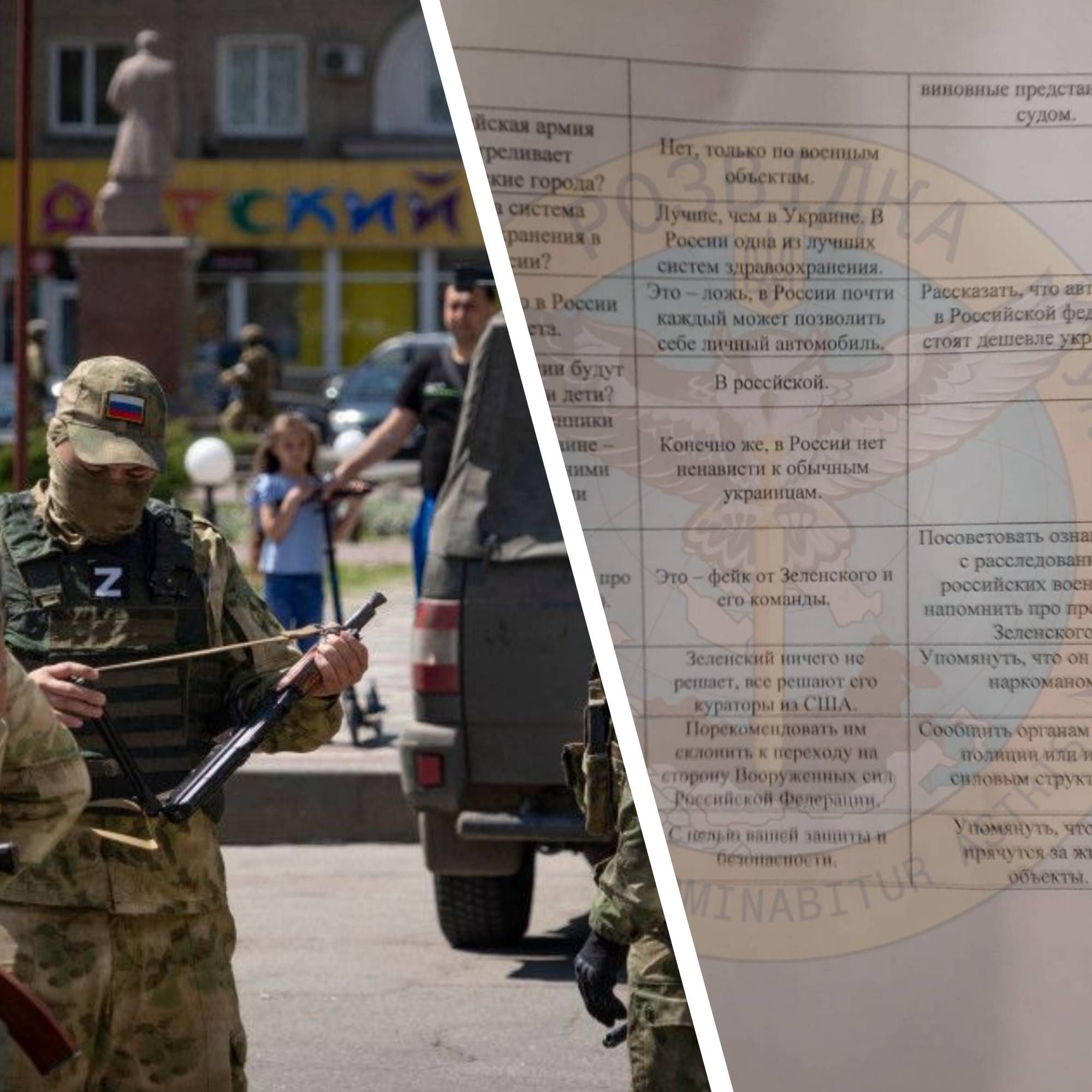 Методичка оккупантов - как россияне убеждают украинцев, что они не убийцы Методичка оккупантов - как россияне убеждают украинцев, что они не убийцы