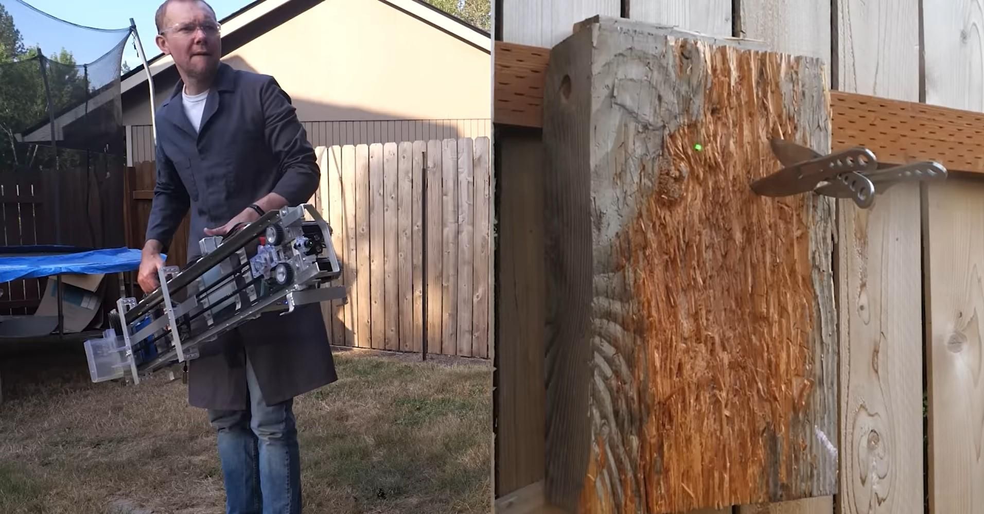 Гармата для жбурляння ножів Гармата для жбурляння ножів