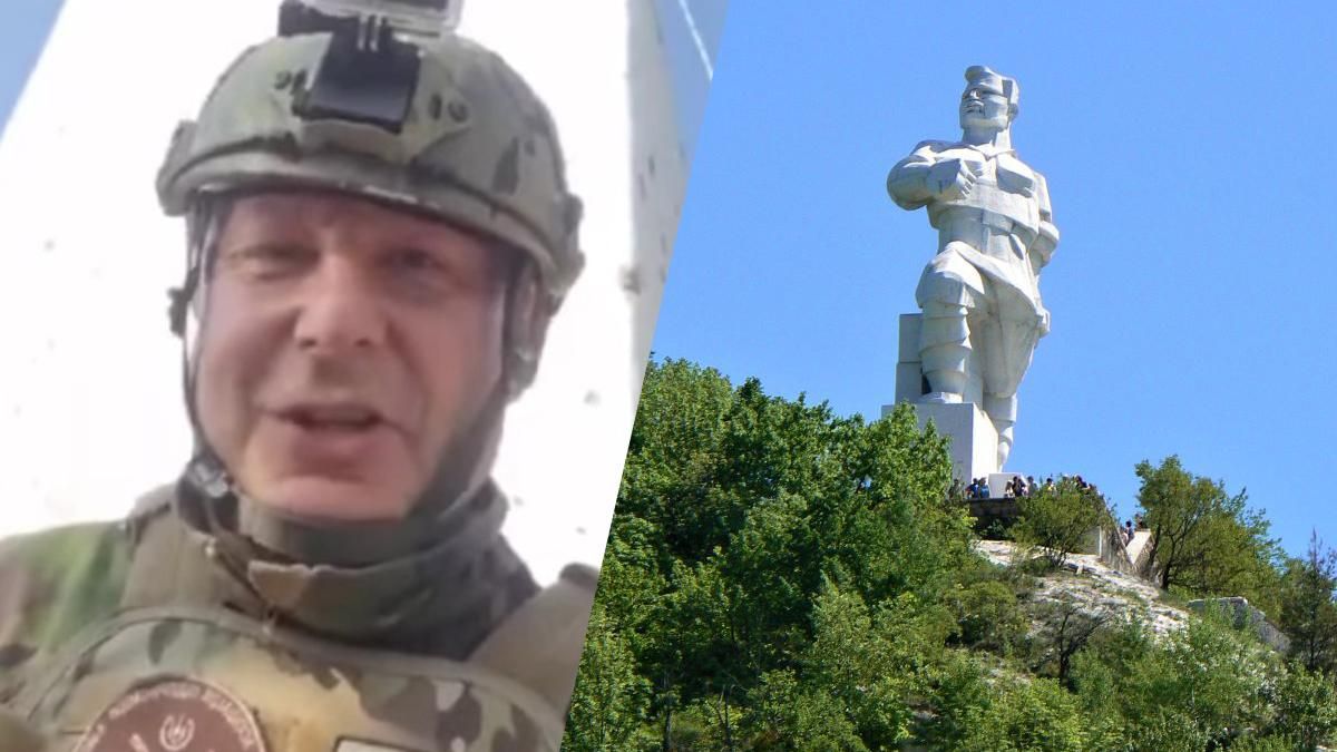 Як підняли прапор на Артемі у Святогірську Як підняли прапор на Артемі у Святогірську