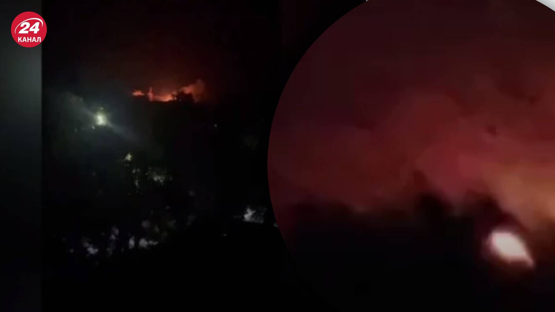 У Токмаку може горіти боєкомплект росіян, у Донецьку вибухи У Токмаку може горіти боєкомплект росіян, у Донецьку вибухи