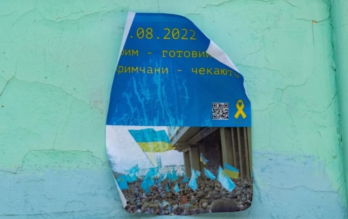 В Симферополе появились проукраинские открытки В Симферополе появились проукраинские открытки