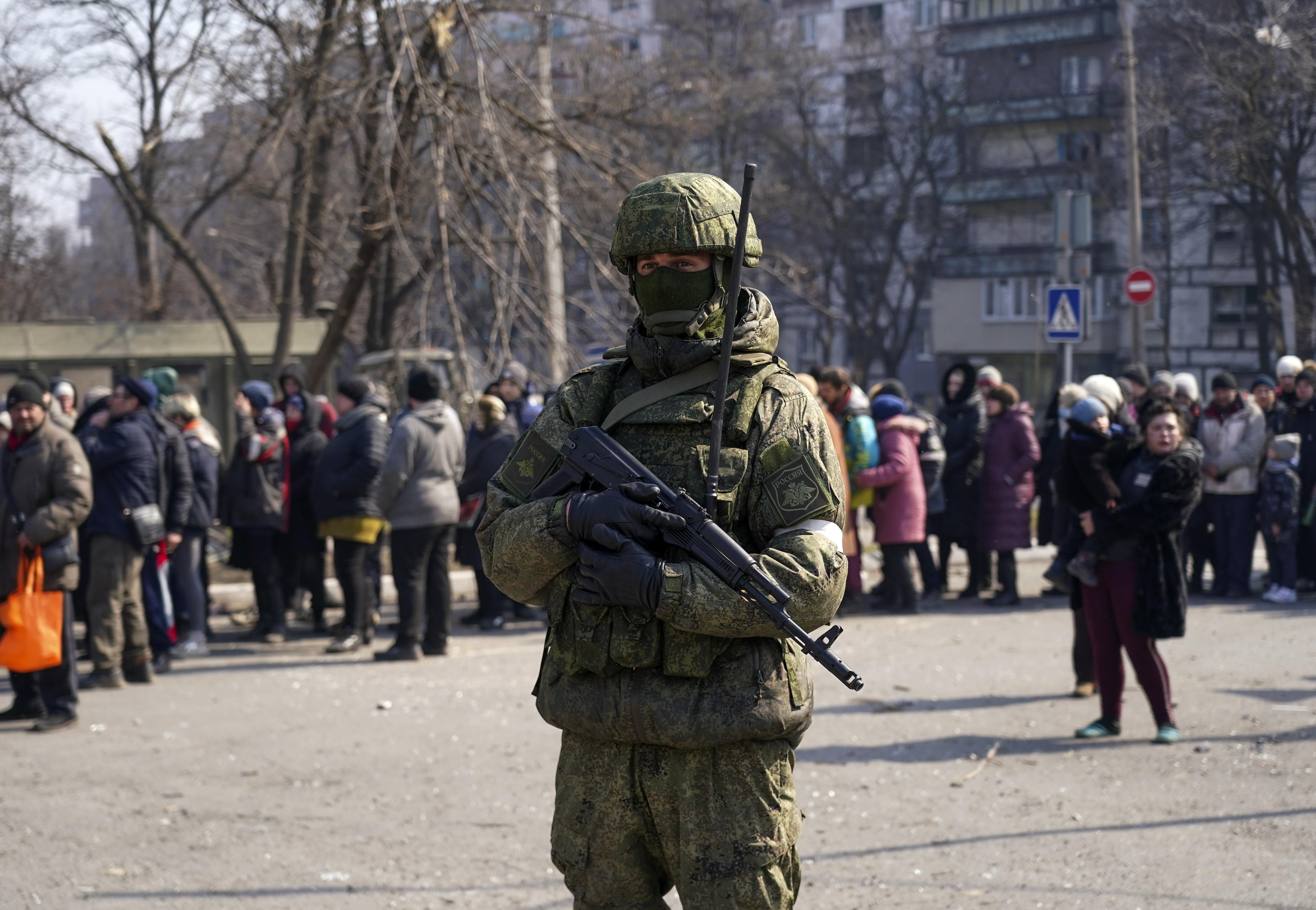 оккупанты разогнали митинг в Луганске