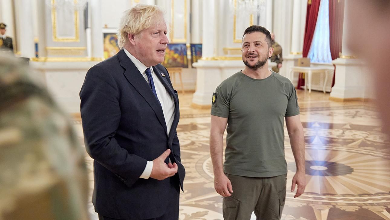 Борис Джонсон на День Незалежності України приїхав у Київ - 24 Канал Борис Джонсон на День Незалежності України приїхав у Київ - 24 Канал