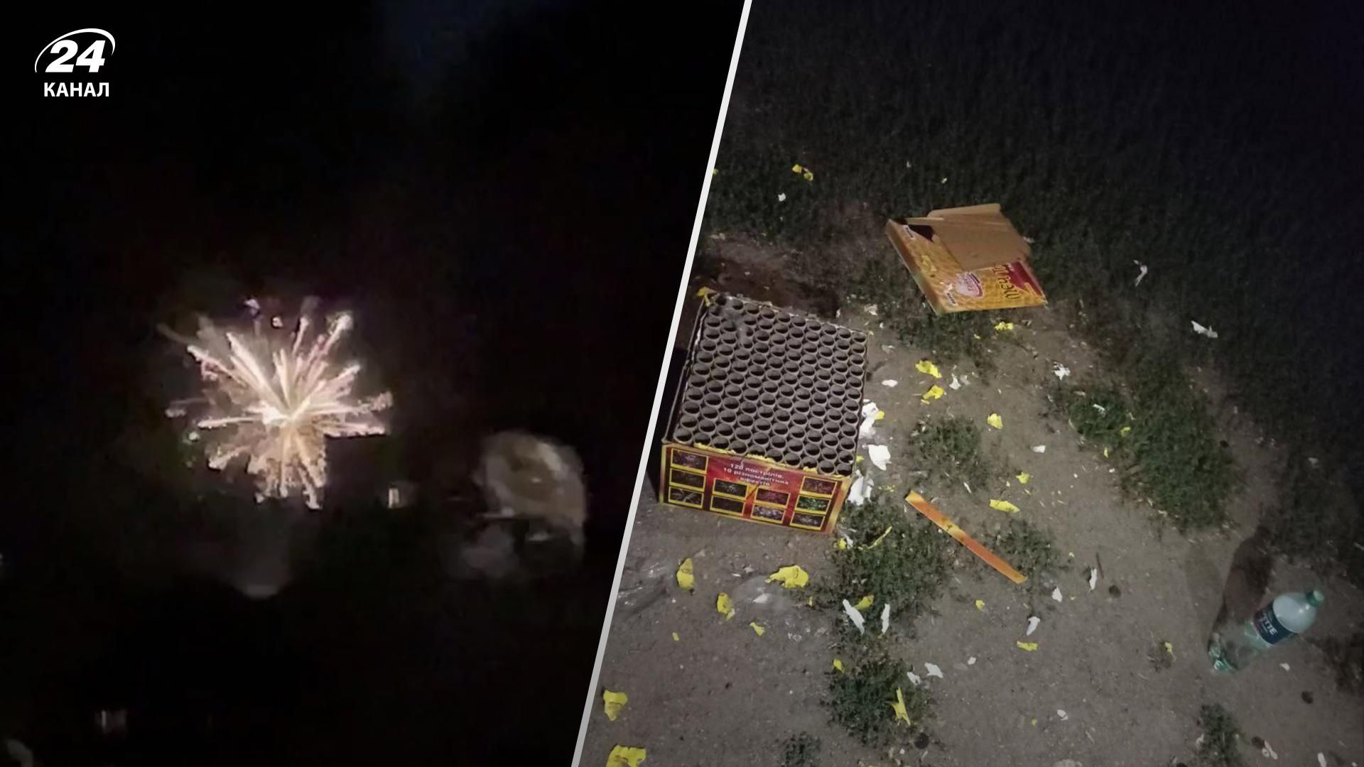 У Павлограді невідомі запустили салюти У Павлограді невідомі запустили салюти